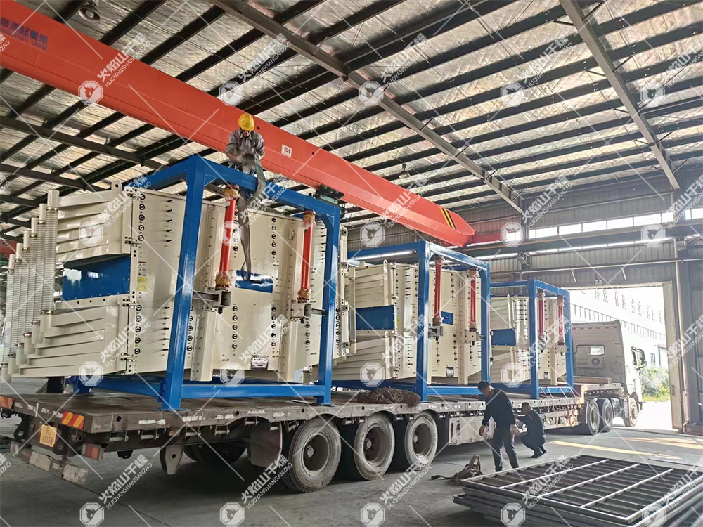 内蒙古阿拉善盟客户第五条生产线设备发货